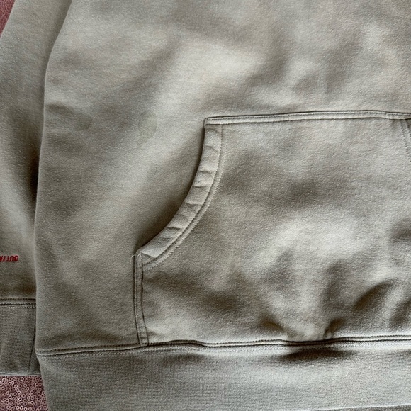 You Matter By Demetrius Harmon Beige Embroidered Cozy Hoodie Mens L - Picture 3 of 10